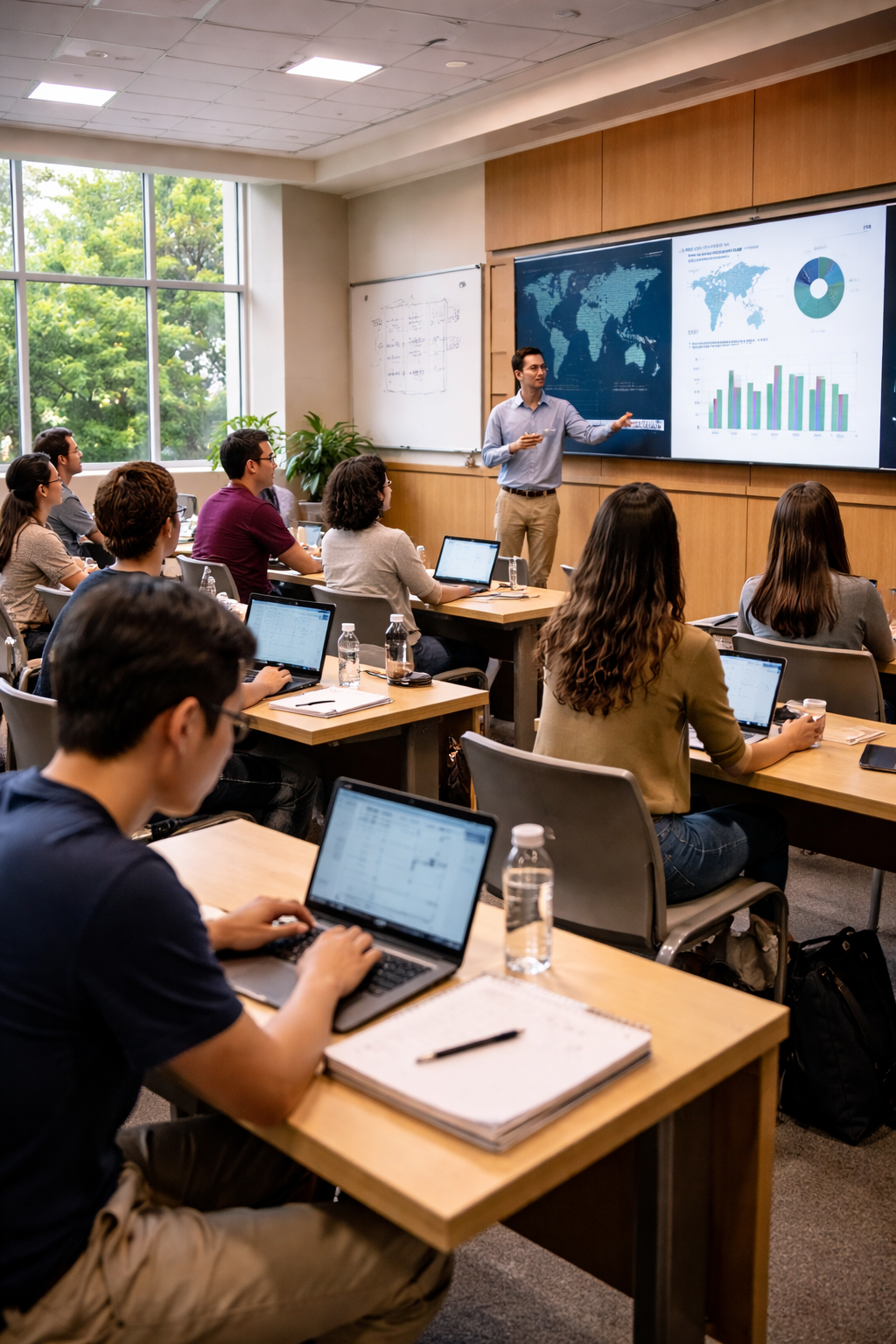Students enjoying at University Cafeteria